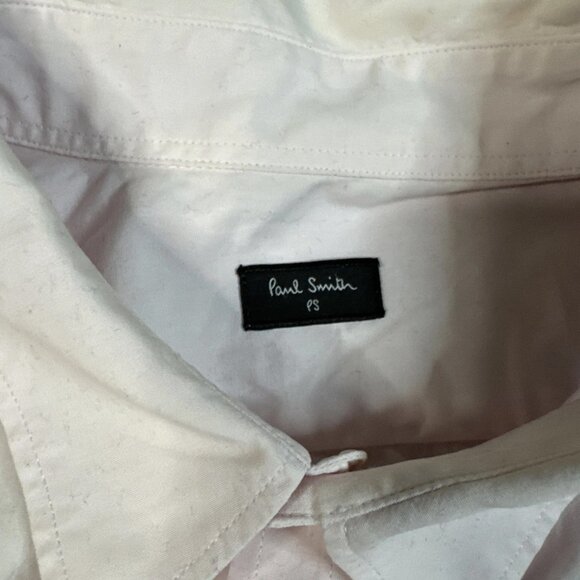 Paul Smith Mens Pink Long Sleeve Button Up Dress Shirt Size Large - Picture 2 of 7